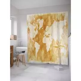 Шторка-занавеска для ванной JOYARTY