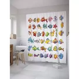 Шторка-занавеска для ванной JOYARTY