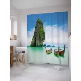 Шторка-занавеска для ванной JOYARTY