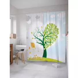 Шторка-занавеска для ванной JOYARTY