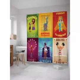 Шторка-занавеска для ванной JOYARTY