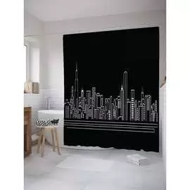 Шторка-занавеска для ванной JOYARTY