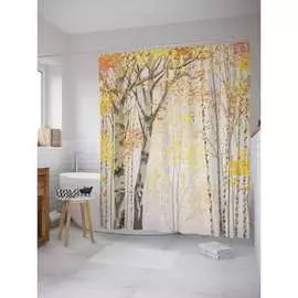 Шторка-занавеска для ванной JOYARTY