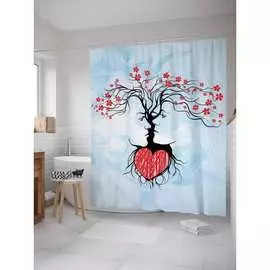 Шторка-занавеска для ванной JOYARTY