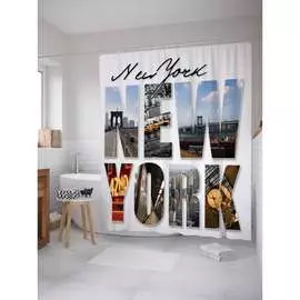 Шторка-занавеска для ванной JOYARTY