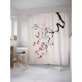 Шторка-занавеска для ванной JOYARTY