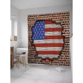 Шторка-занавеска для ванной JOYARTY