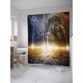 Шторка-занавеска для ванной JOYARTY