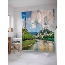 Шторка-занавеска для ванной JOYARTY