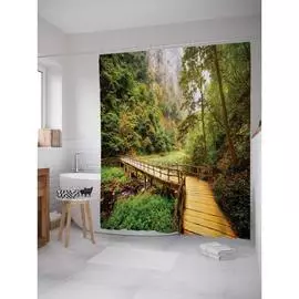 Шторка-занавеска для ванной JOYARTY