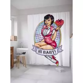 Шторка-занавеска для ванной JOYARTY