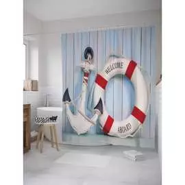 Шторка-занавеска для ванной JOYARTY