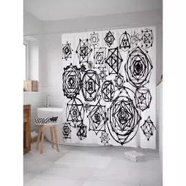 Шторка-занавеска для ванной JOYARTY