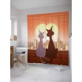 Шторка-занавеска для ванной JOYARTY