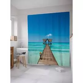 Шторка-занавеска для ванной JOYARTY