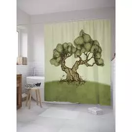 Шторка-занавеска для ванной JOYARTY