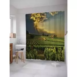 Шторка-занавеска для ванной JOYARTY