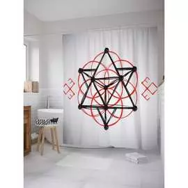 Шторка-занавеска для ванной JOYARTY