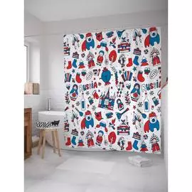 Шторка-занавеска для ванной JOYARTY