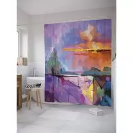 Шторка-занавеска для ванной JOYARTY