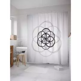 Шторка-занавеска для ванной JOYARTY