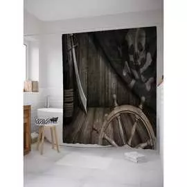 Шторка-занавеска для ванной JOYARTY