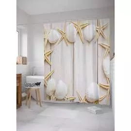 Шторка-занавеска для ванной JOYARTY