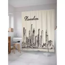 Шторка-занавеска для ванной JOYARTY