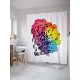 Шторка-занавеска для ванной JOYARTY