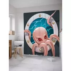 Шторка-занавеска для ванной JOYARTY