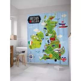 Шторка-занавеска для ванной JOYARTY