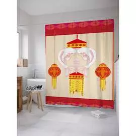 Шторка-занавеска для ванной JOYARTY