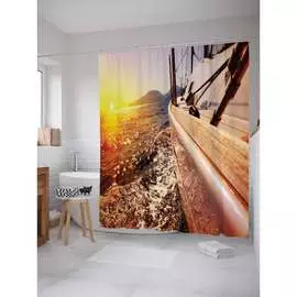 Шторка-занавеска для ванной JOYARTY
