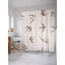 Шторка-занавеска для ванной JOYARTY