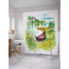 Шторка-занавеска для ванной JOYARTY