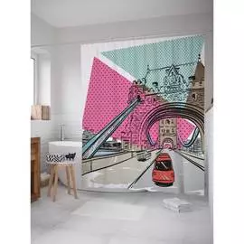 Шторка-занавеска для ванной JOYARTY