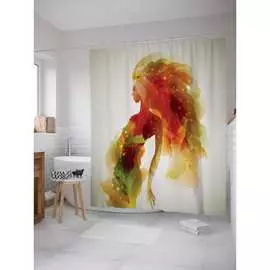 Шторка-занавеска для ванной JOYARTY