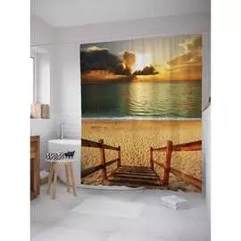 Шторка-занавеска для ванной JOYARTY