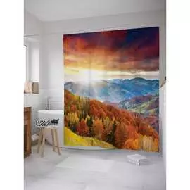 Шторка-занавеска для ванной JOYARTY