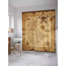 Шторка-занавеска для ванной JOYARTY