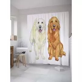 Шторка-занавеска для ванной JOYARTY