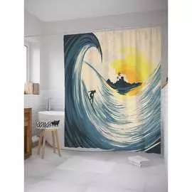 Шторка-занавеска для ванной JOYARTY