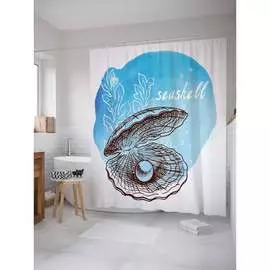 Шторка-занавеска для ванной JOYARTY