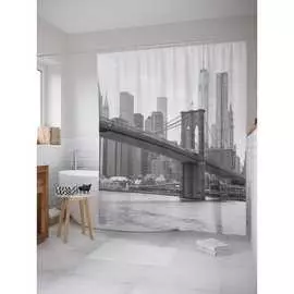 Шторка-занавеска для ванной JOYARTY