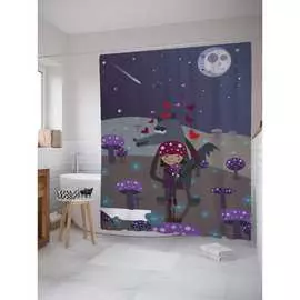 Шторка-занавеска для ванной JOYARTY