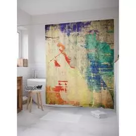 Шторка-занавеска для ванной JOYARTY