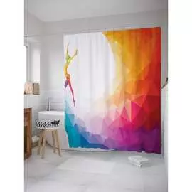 Шторка-занавеска для ванной JOYARTY