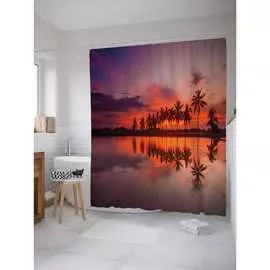 Шторка-занавеска для ванной JOYARTY