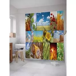 Шторка-занавеска для ванной JOYARTY