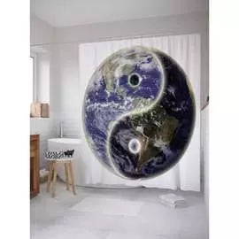 Шторка-занавеска для ванной JOYARTY